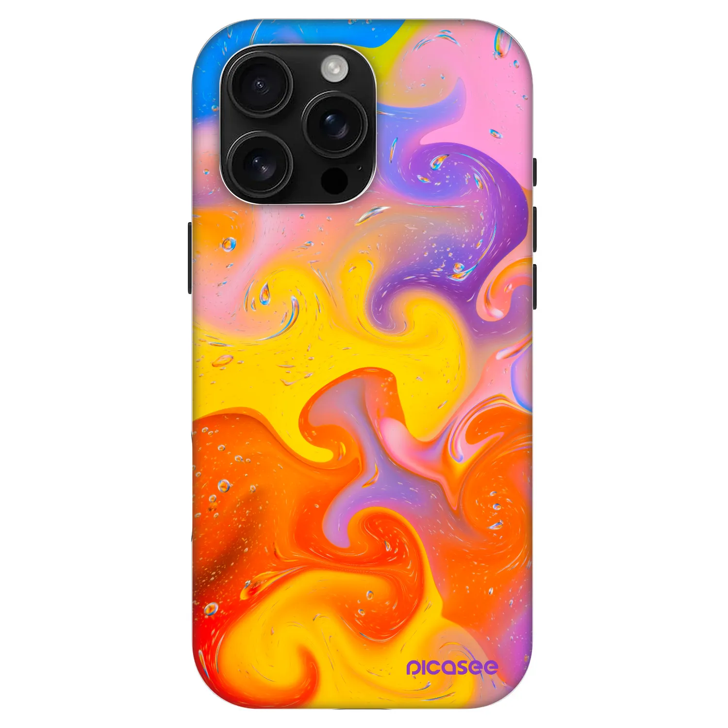 Picasee Fashion Case MagSafe na Apple iPhone 16 Pro Max - Bubbles
