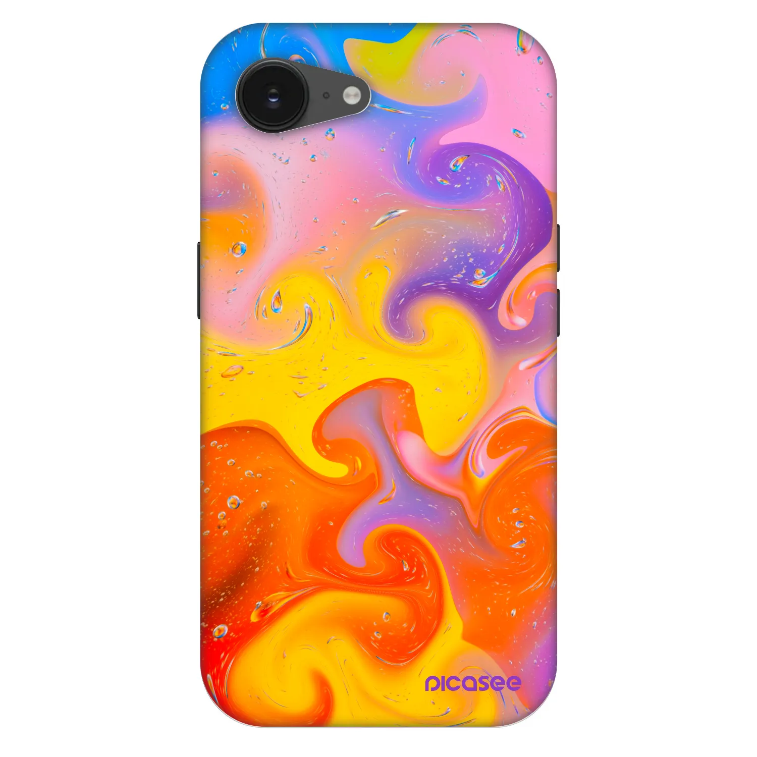 Picasee Fashion Case MagSafe na Apple iPhone 16e - Bubbles