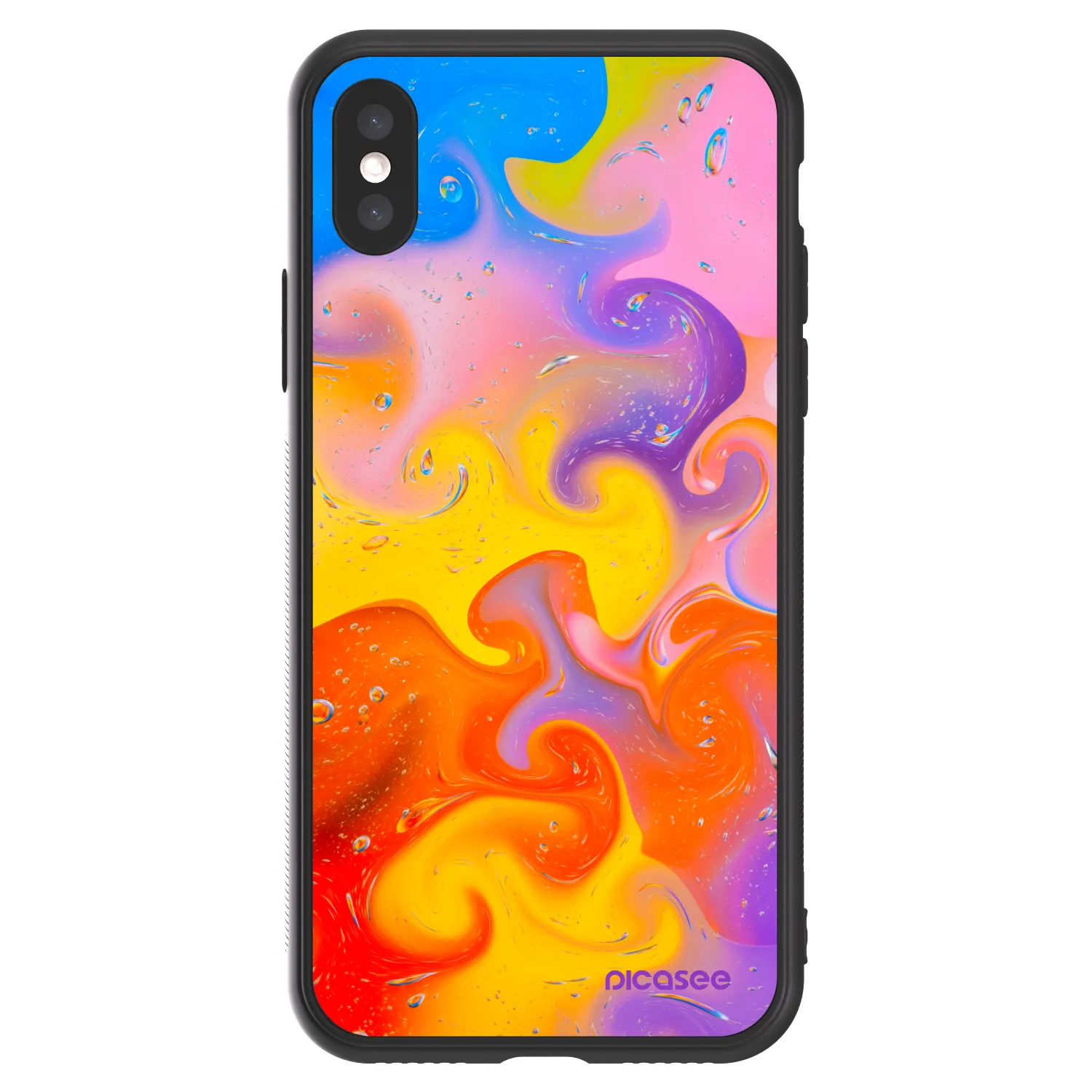 Picasee ULTIMATE CASE na Apple iPhone X/XS - Bubbles