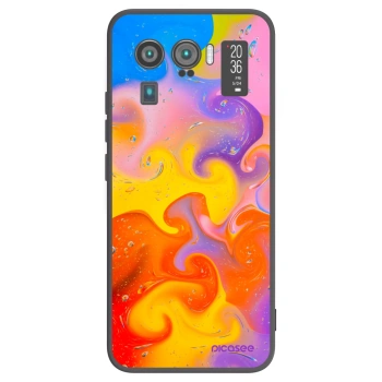 Picasee silikonowe czarne etui na Xiaomi Mi 11 Ultra - Bubbles