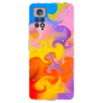 Picasee silikonowe przeźroczyste etui na Xiaomi Redmi Note 11S 4G - Bubbles