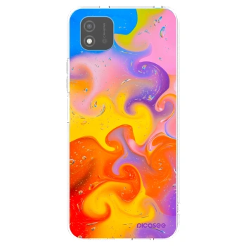 Picasee silikonowe przeźroczyste etui na Realme C11 (2021) - Bubbles