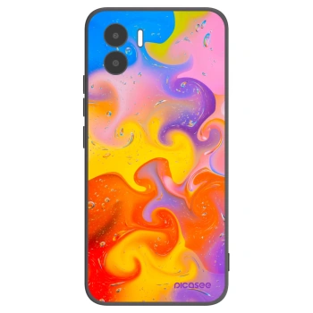 Picasee silikonowe czarne etui na Xiaomi Redmi A1 - Bubbles