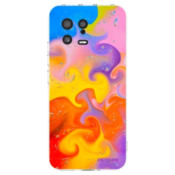 Picasee silikonowe przeźroczyste etui na Xiaomi 13 - Bubbles