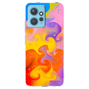 Picasee silikonowe przeźroczyste etui na Xiaomi Redmi Note 12 4G - Bubbles