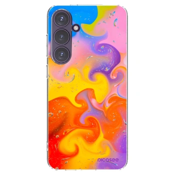 Picasee silikonowe przeźroczyste etui na Samsung Galaxy S24+ S926B 5G - Bubbles