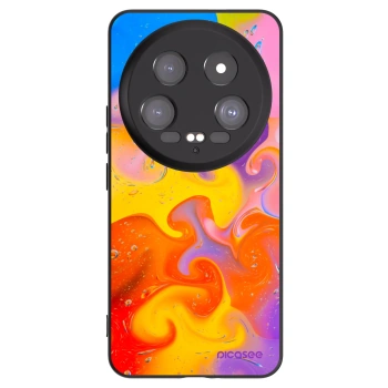 Picasee silikonowe czarne etui na Xiaomi 14 Ultra - Bubbles
