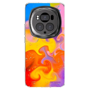Picasee silikonowe przeźroczyste etui na Honor Magic6 Pro - Bubbles