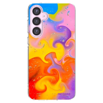 Picasee silikonowe przeźroczyste etui na Samsung Galaxy A55 5G A556B - Bubbles