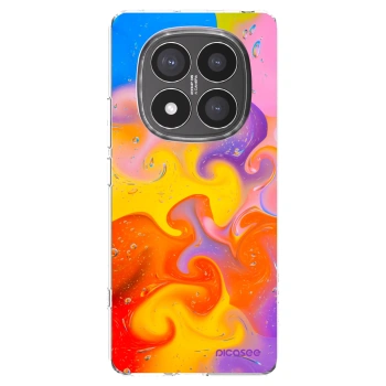 Picasee silikonowe przeźroczyste etui na Xiaomi Redmi Note 14 Pro+ 5G - Bubbles