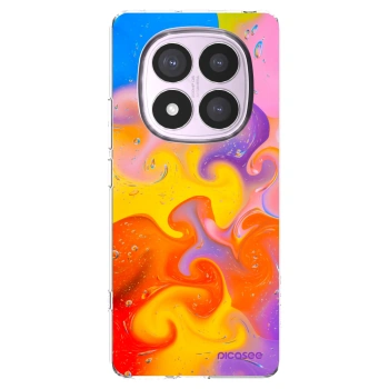 Picasee silikonowe przeźroczyste etui na Xiaomi Redmi Note 14 Pro 5G - Bubbles