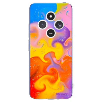 Picasee silikonowe przeźroczyste etui na Xiaomi Redmi 14C - Bubbles