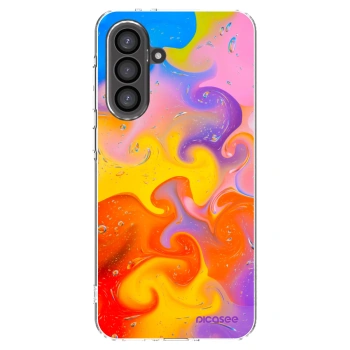 Picasee silikonowe przeźroczyste etui na Samsung Galaxy A56 5G A566B - Bubbles