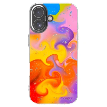 Picasee silikonowe przeźroczyste etui na Apple iPhone 17 - Bubbles