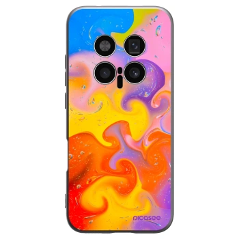 Picasee silikonowe czarne etui na Honor Magic8 Pro 5G - Bubbles