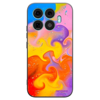 Picasee silikonowe czarne etui na Xiaomi 17T - Bubbles