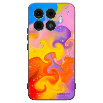 Picasee silikonowe czarne etui na Xiaomi 17T Pro - Bubbles