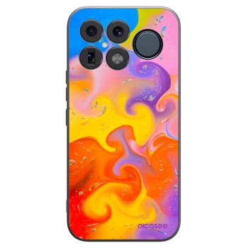 Picasee silikonowe czarne etui na Xiaomi Poco F8 Ultra - Bubbles
