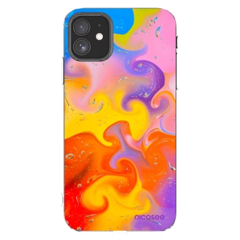 Picasee silikonowe przeźroczyste etui na Apple iPhone 11 - Bubbles