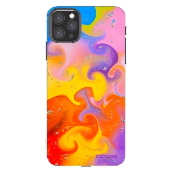Picasee silikonowe przeźroczyste etui na Apple iPhone 11 Pro Max - Bubbles