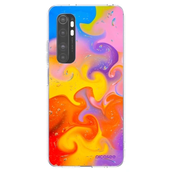 Picasee silikonowe przeźroczyste etui na Xiaomi Mi Note 10 Lite - Bubbles