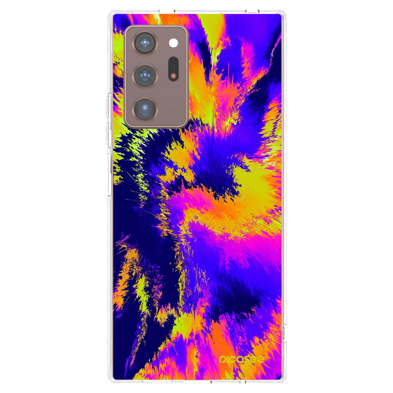 Picasee silikonowe przeźroczyste etui na Samsung Galaxy Note 20 Ultra - Burn
