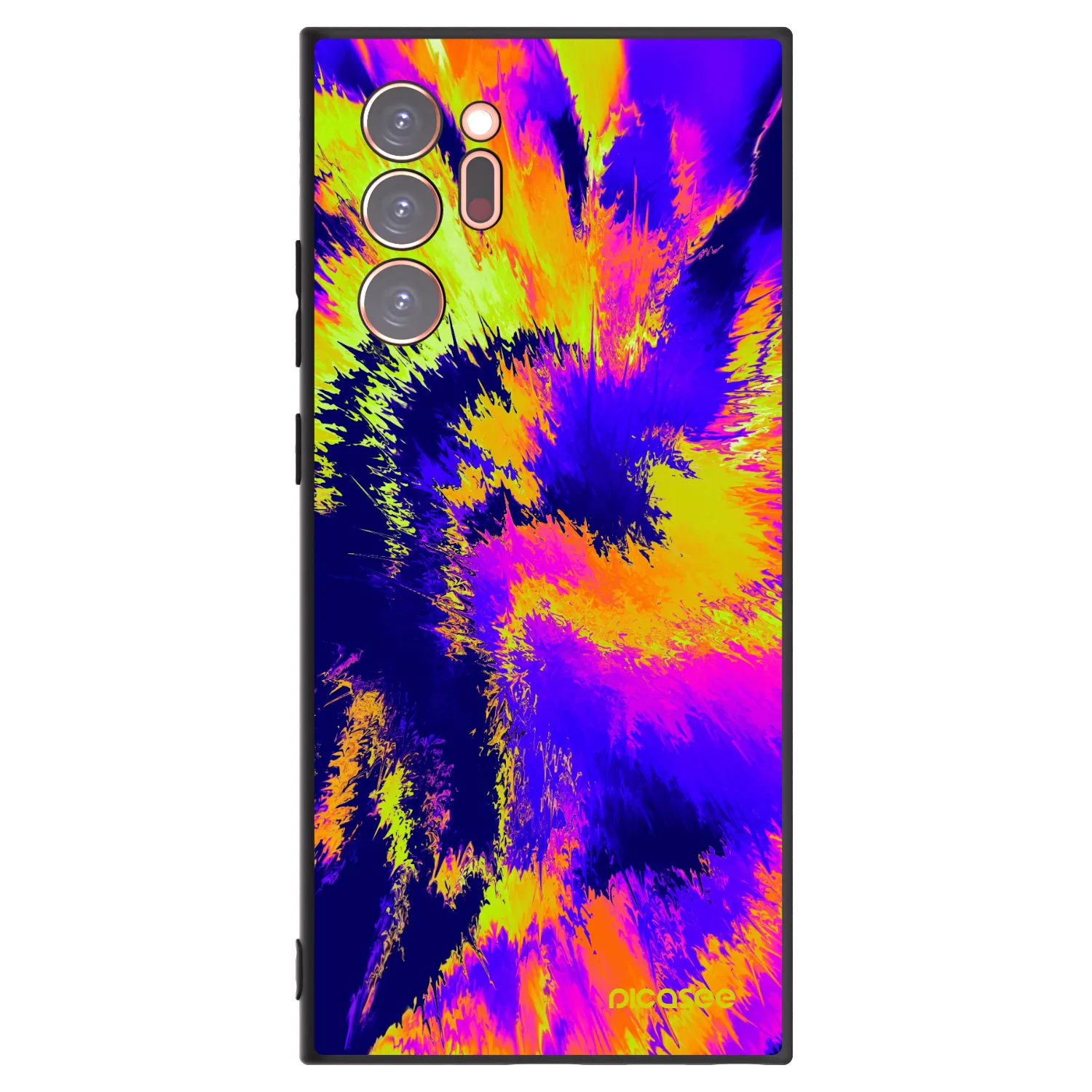 Picasee silikonowe czarne etui na Samsung Galaxy Note 20 Ultra - Burn