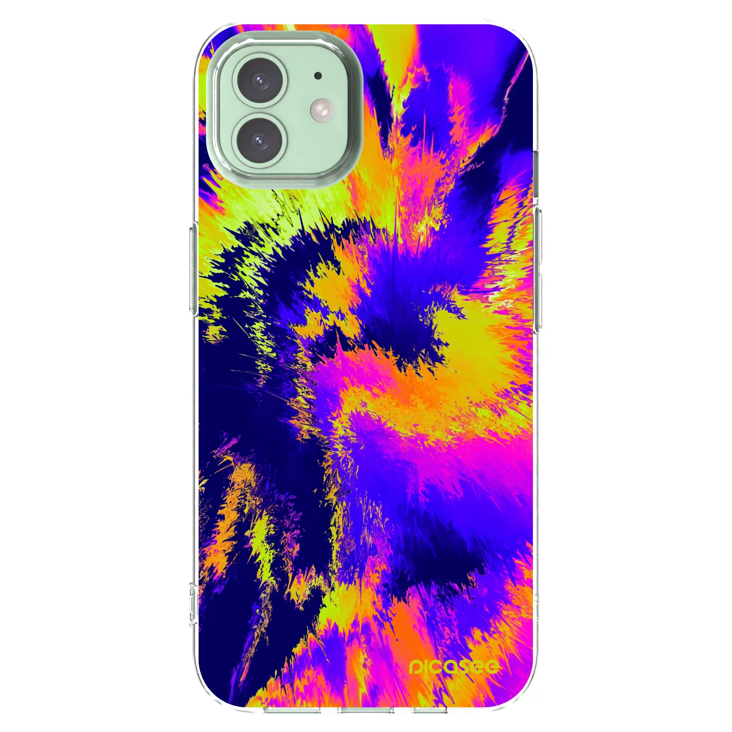 Picasee silikonowe przeźroczyste etui na Apple iPhone 12 Pro - Burn