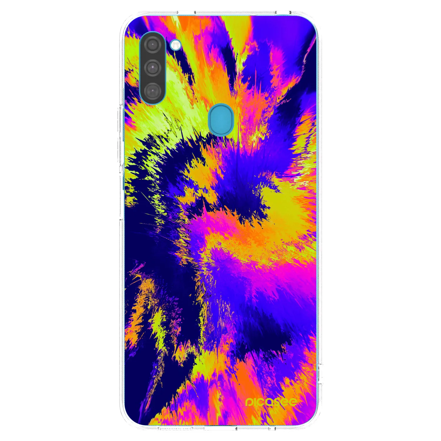 Picasee silikonowe przeźroczyste etui na Samsung Galaxy M11 - Burn