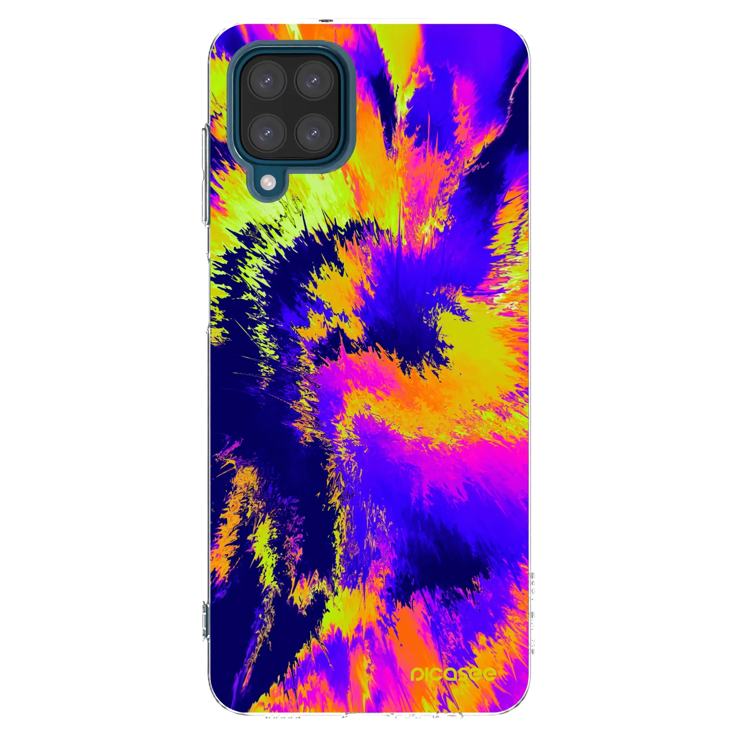 Picasee silikonowe przeźroczyste etui na Samsung Galaxy A12 A125F - Burn