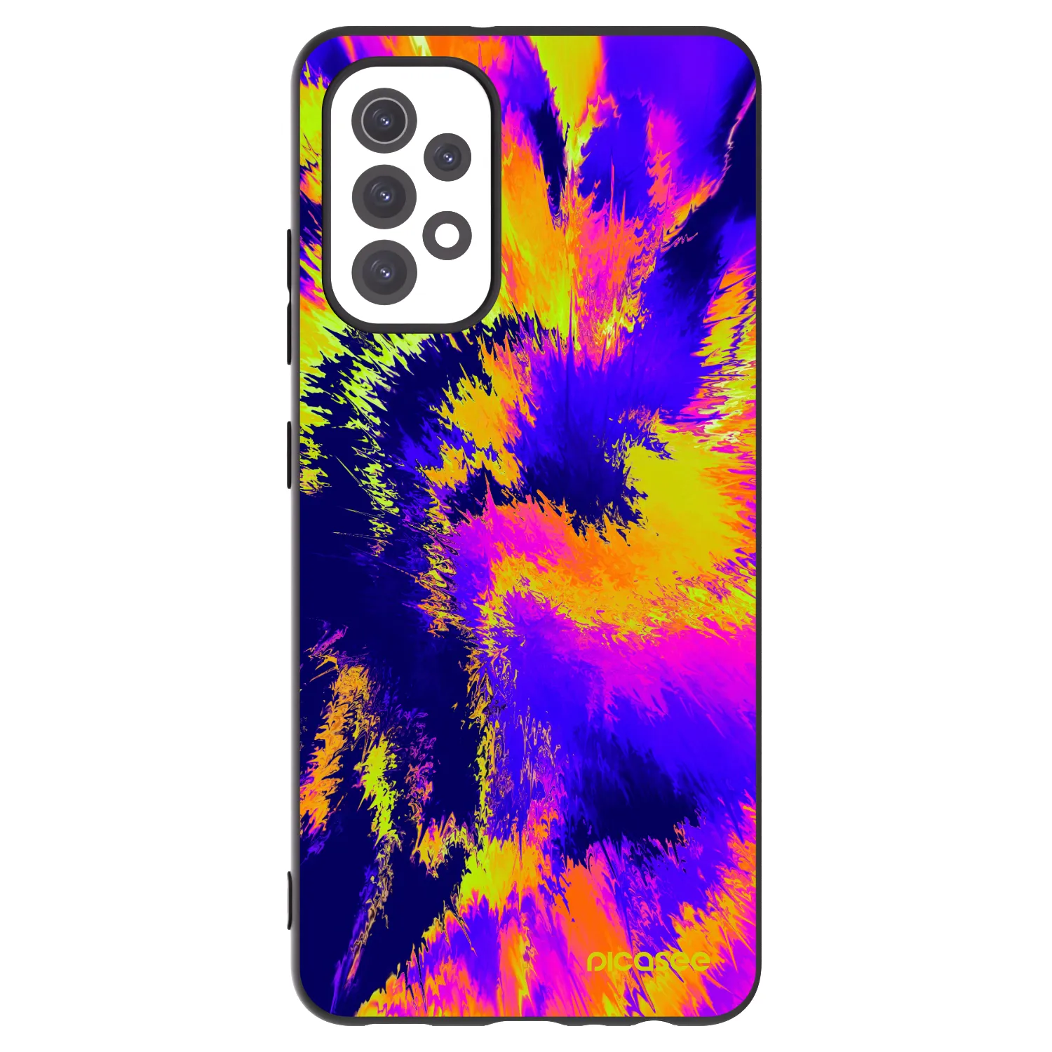Picasee silikonowe czarne etui na Samsung Galaxy A32 5G A326B - Burn