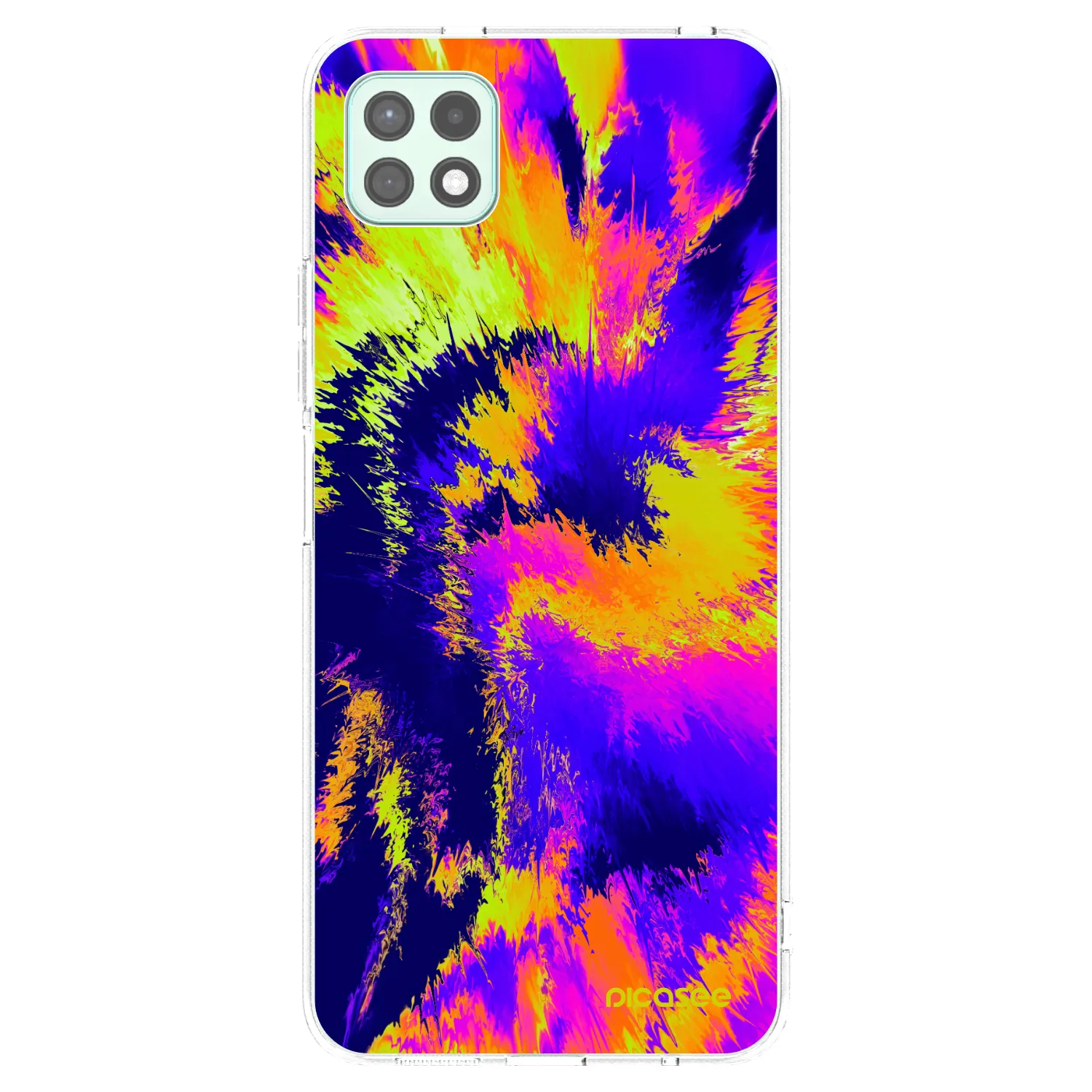 Picasee silikonowe przeźroczyste etui na Samsung Galaxy A22 A226B 5G - Burn