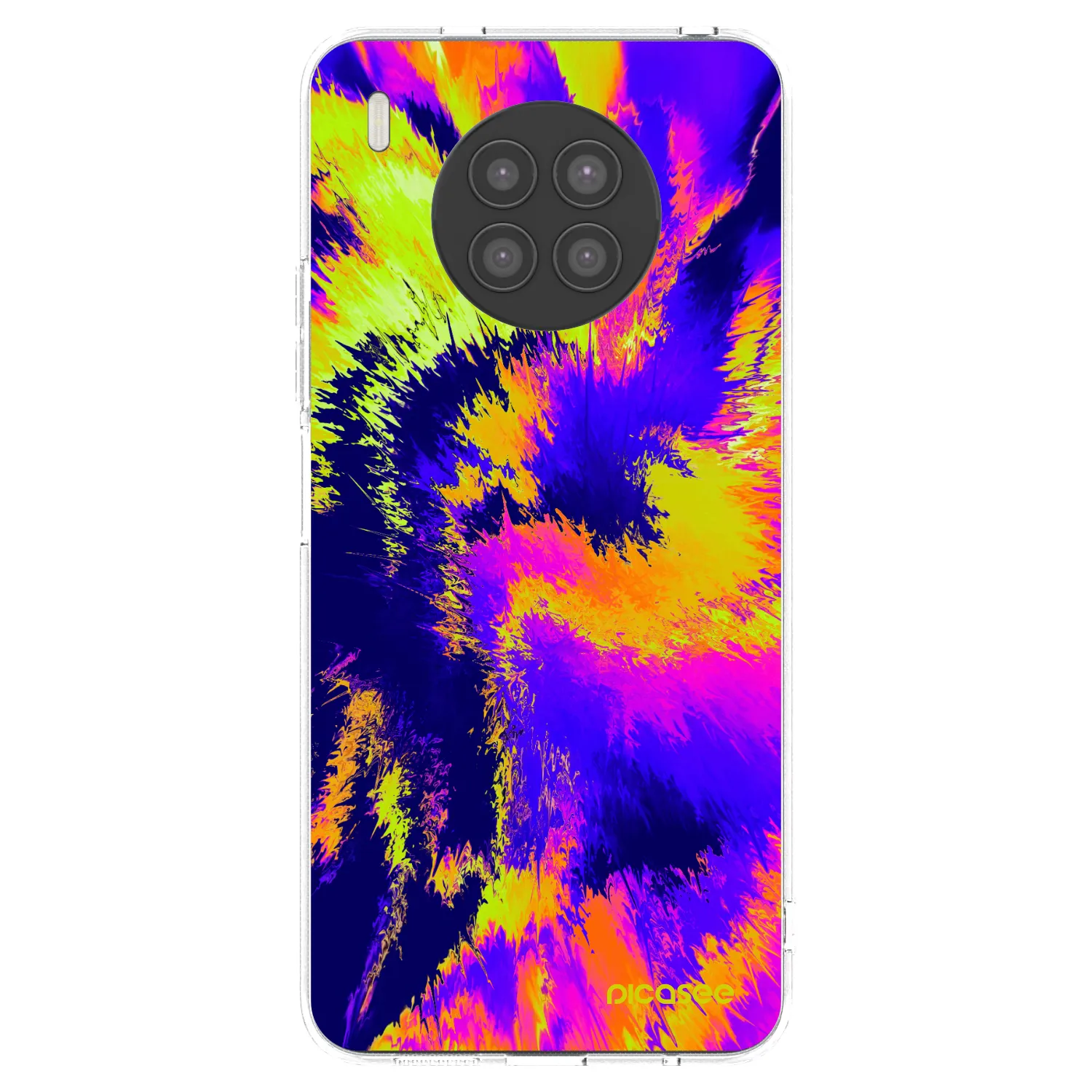 Picasee silikonowe przeźroczyste etui na Huawei Nova 8i - Burn
