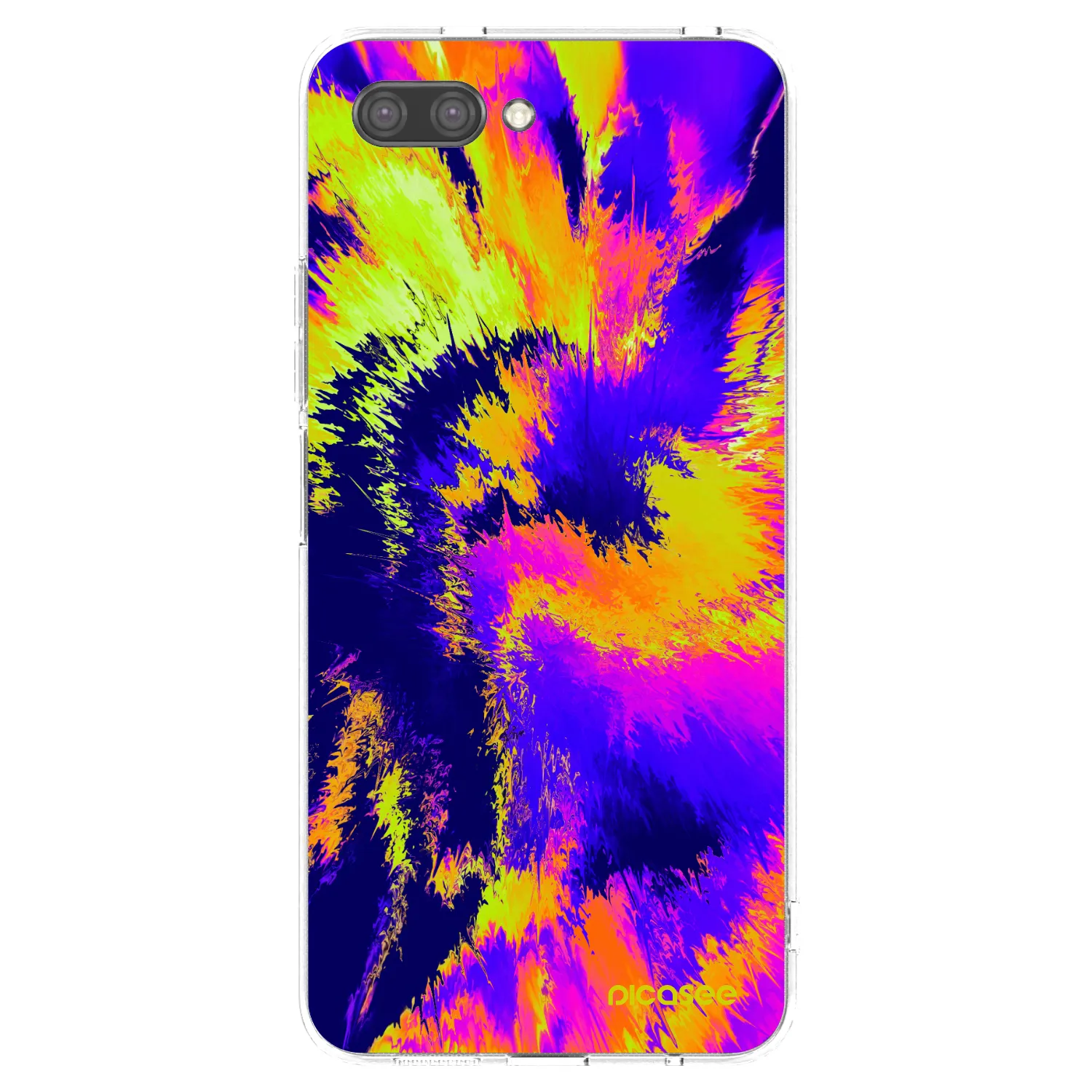 Picasee silikonowe przeźroczyste etui na Honor 10 - Burn