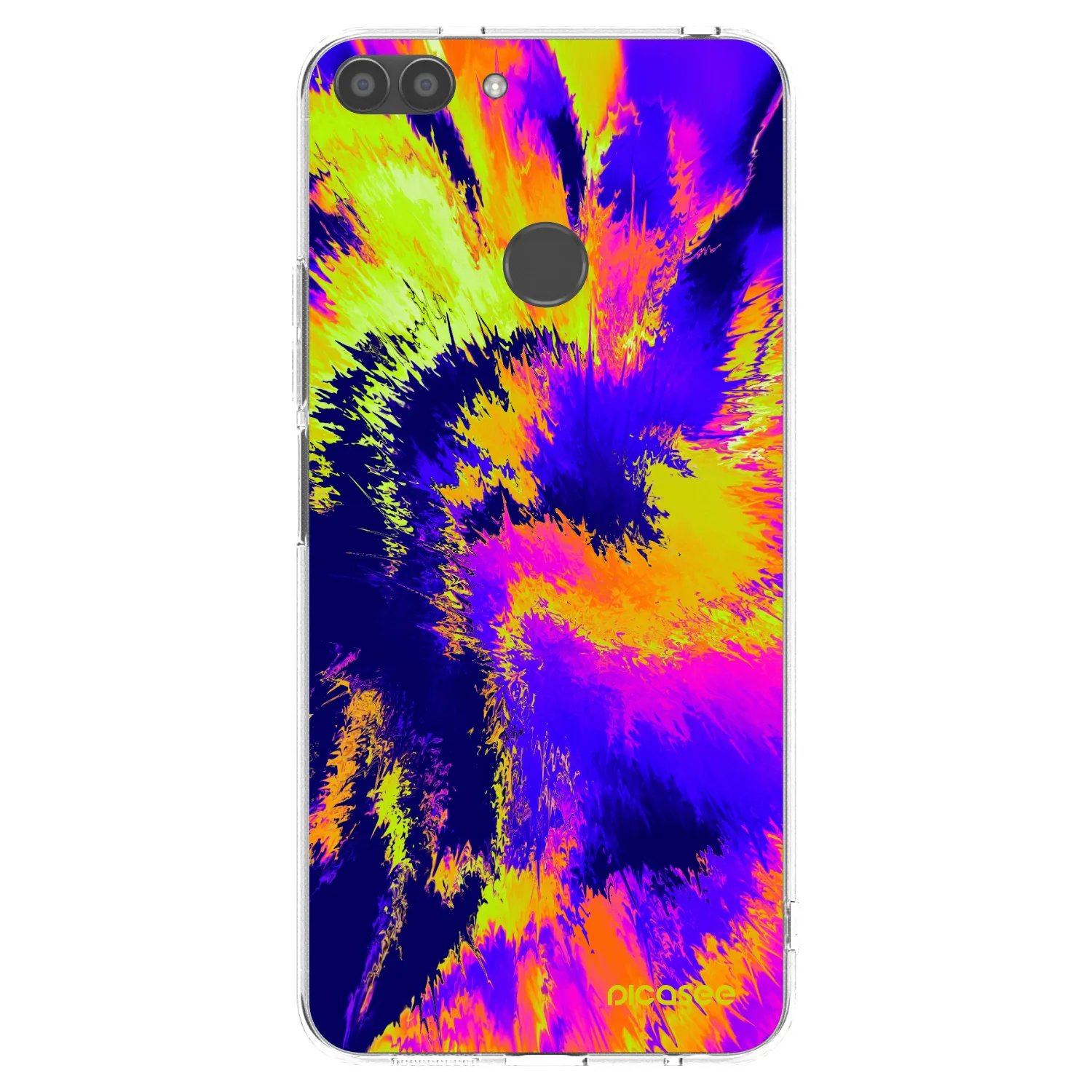 Picasee silikonowe przeźroczyste etui na Huawei P Smart - Burn