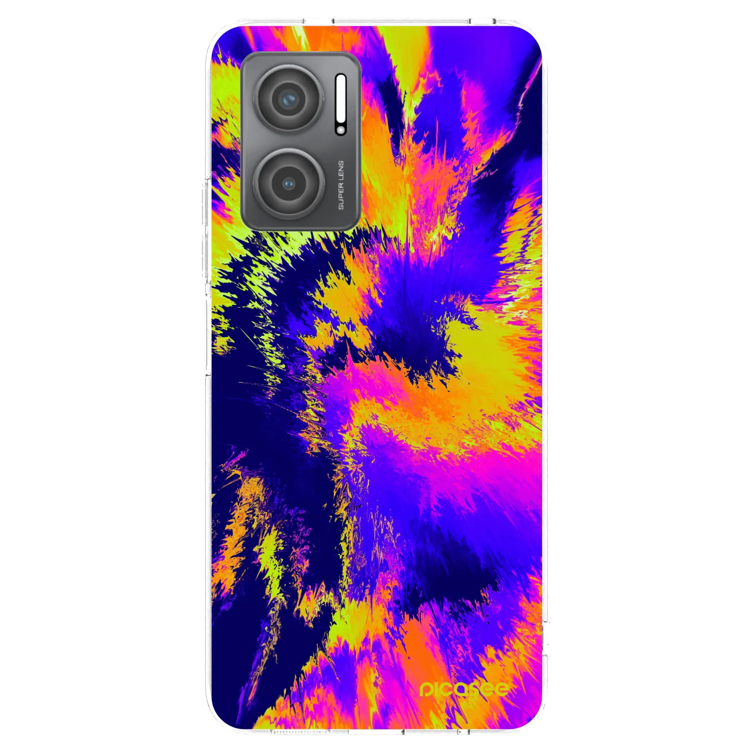 Picasee silikonowe przeźroczyste etui na Xiaomi Redmi 10 5G - Burn