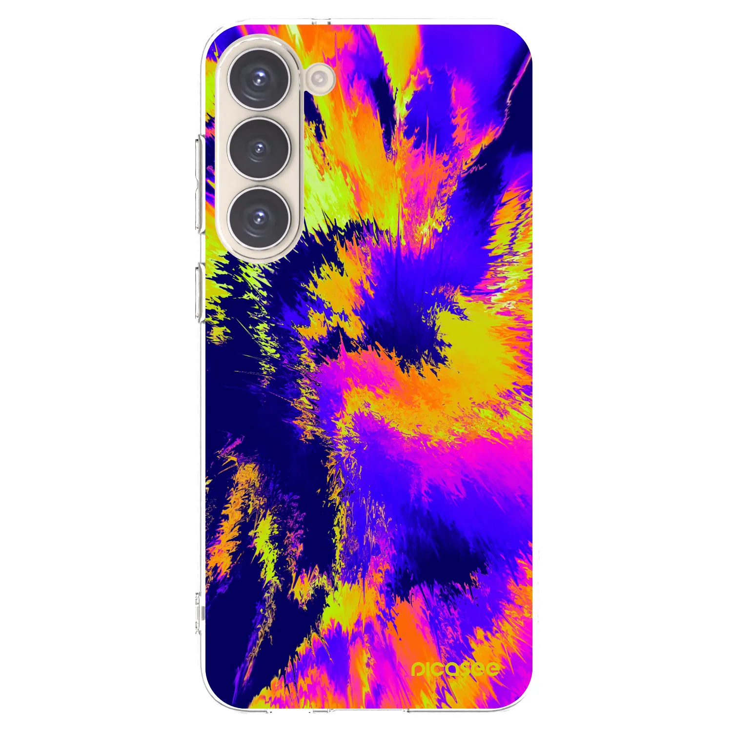 Picasee silikonowe przeźroczyste etui na Samsung Galaxy S23+ 5G - Burn