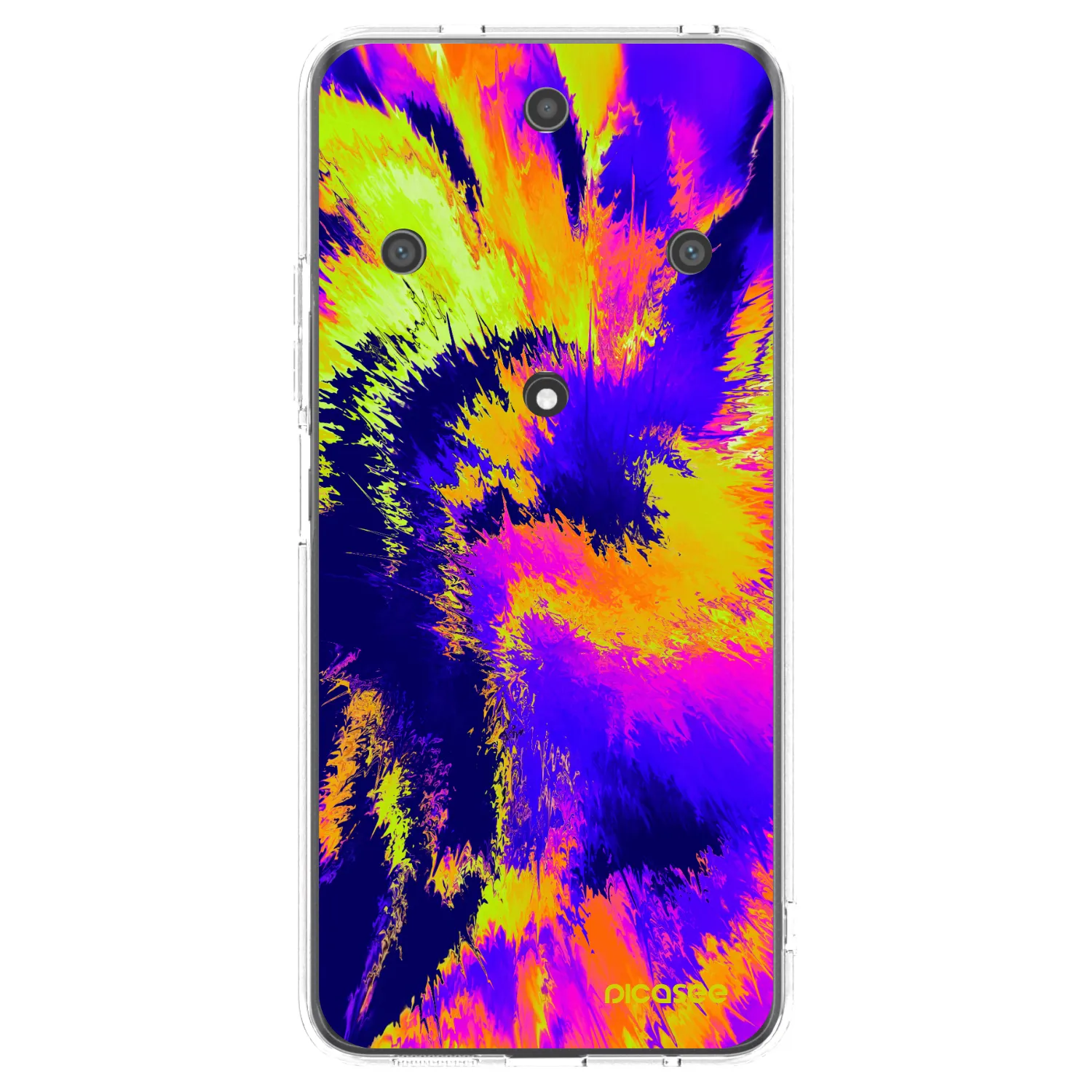Picasee silikonowe przeźroczyste etui na Honor Magic5 Lite 5G - Burn