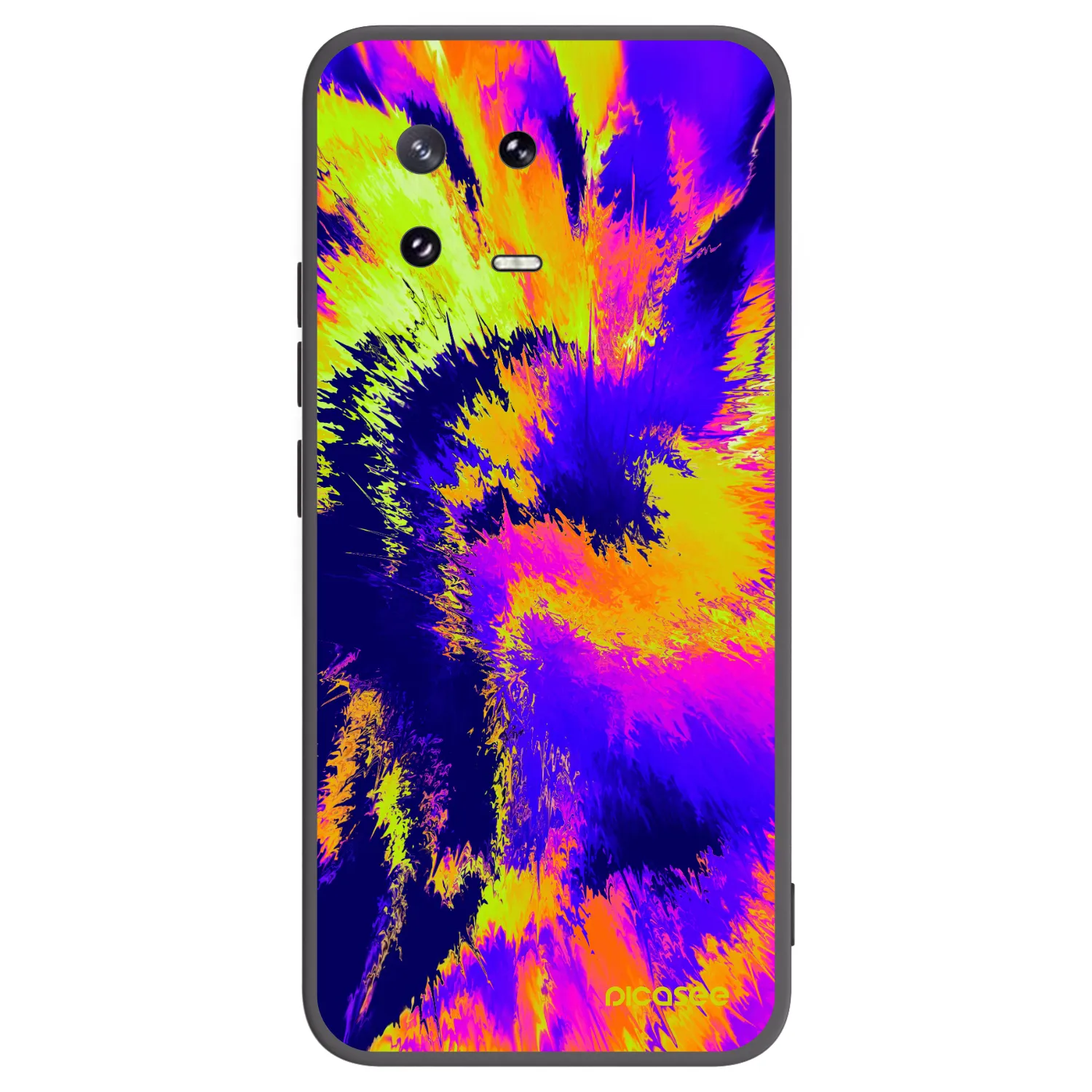 Picasee silikonowe czarne etui na Xiaomi 13 Pro - Burn