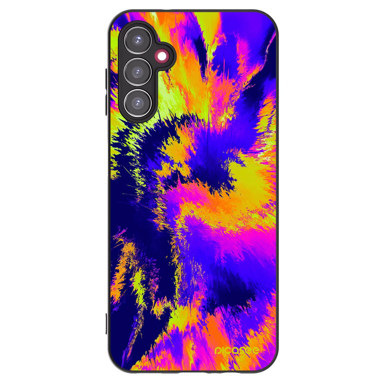 Picasee silikonowe czarne etui na Samsung Galaxy A14 4G A145R - Burn