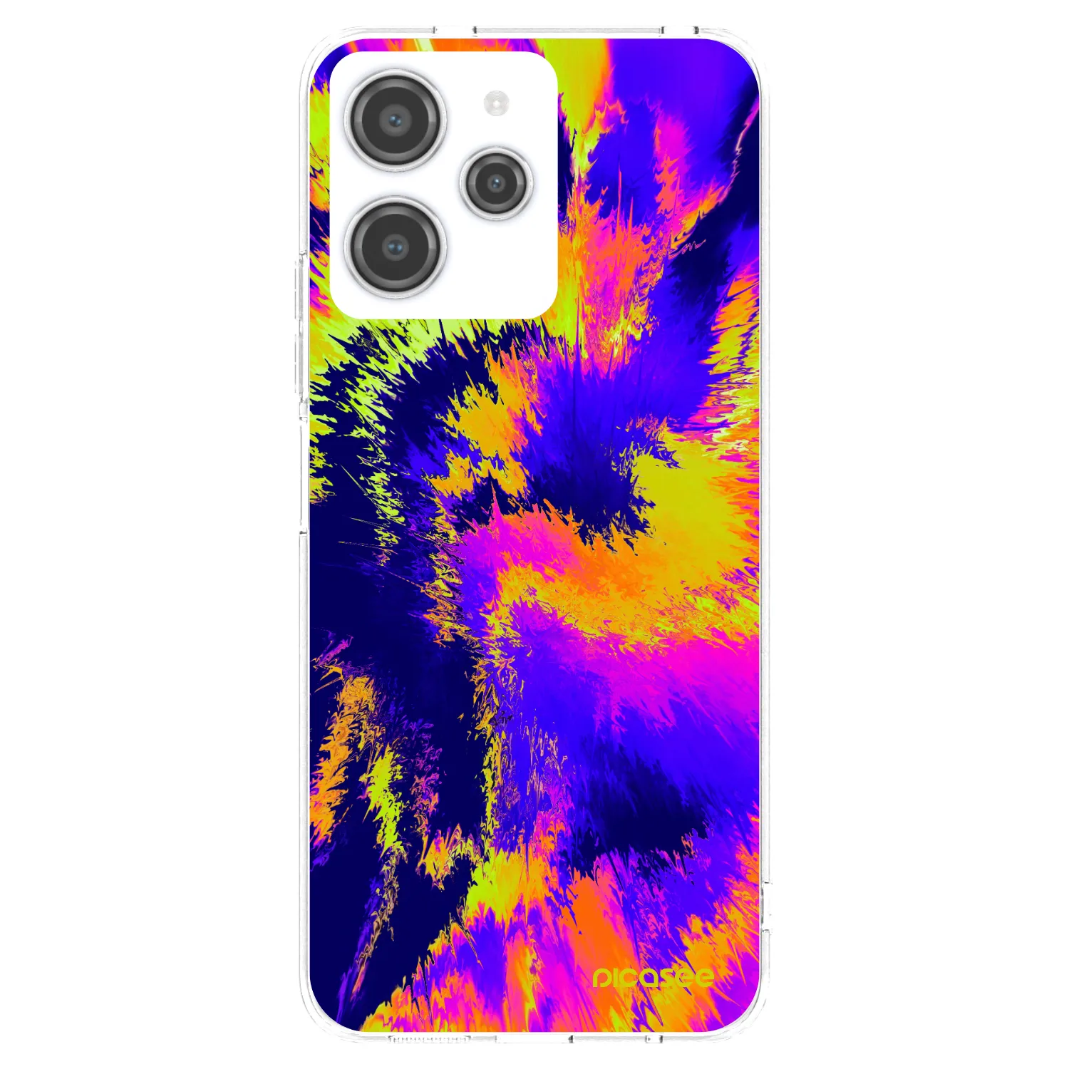 Picasee silikonowe przeźroczyste etui na Xiaomi Redmi 12 4G - Burn