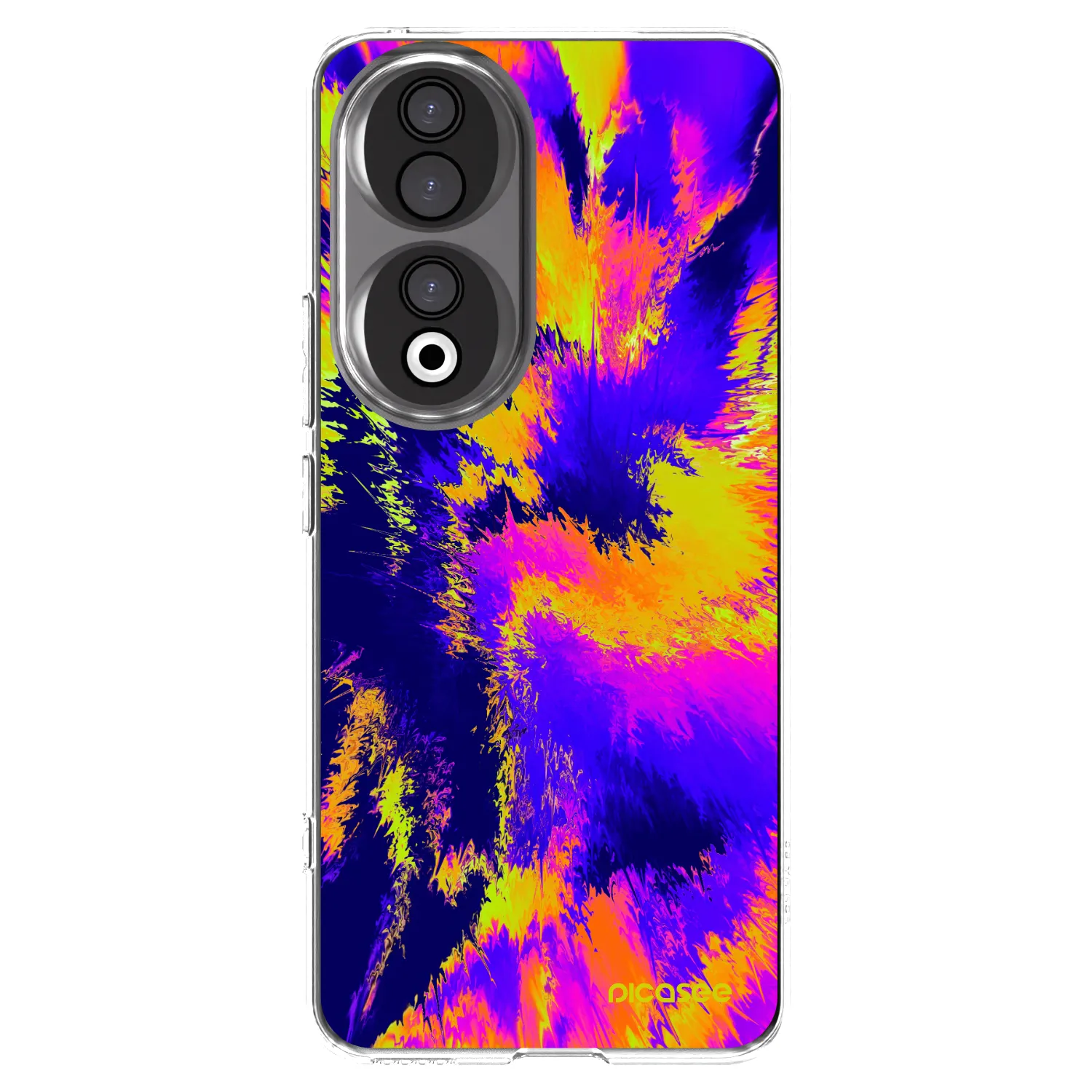 Picasee silikonowe przeźroczyste etui na Honor 90 5G - Burn