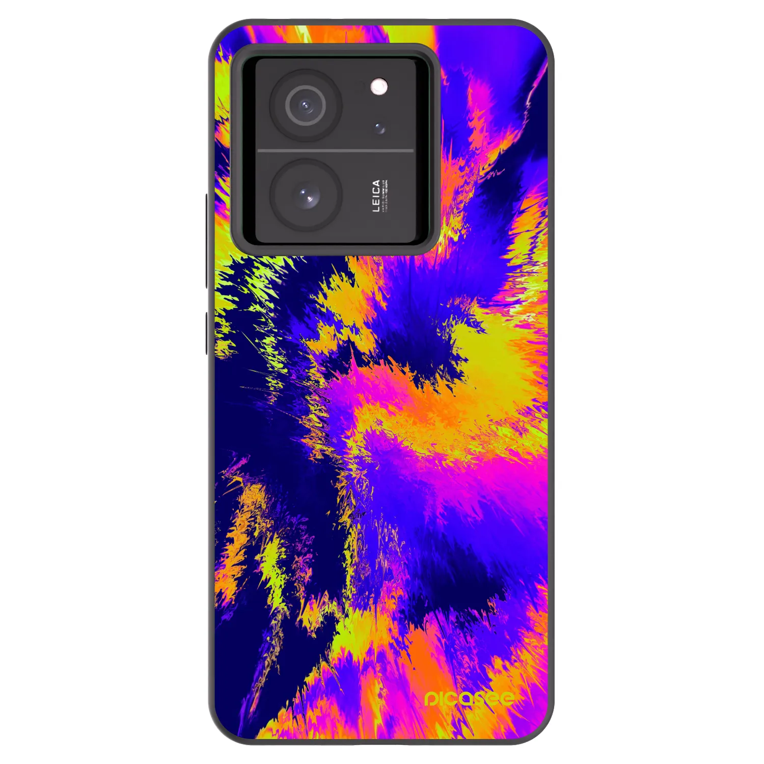Picasee silikonowe czarne etui na Xiaomi 13T - Burn
