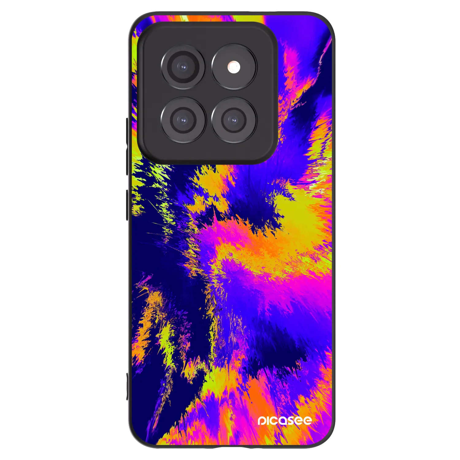 Picasee silikonowe czarne etui na Xiaomi 14 Pro - Burn