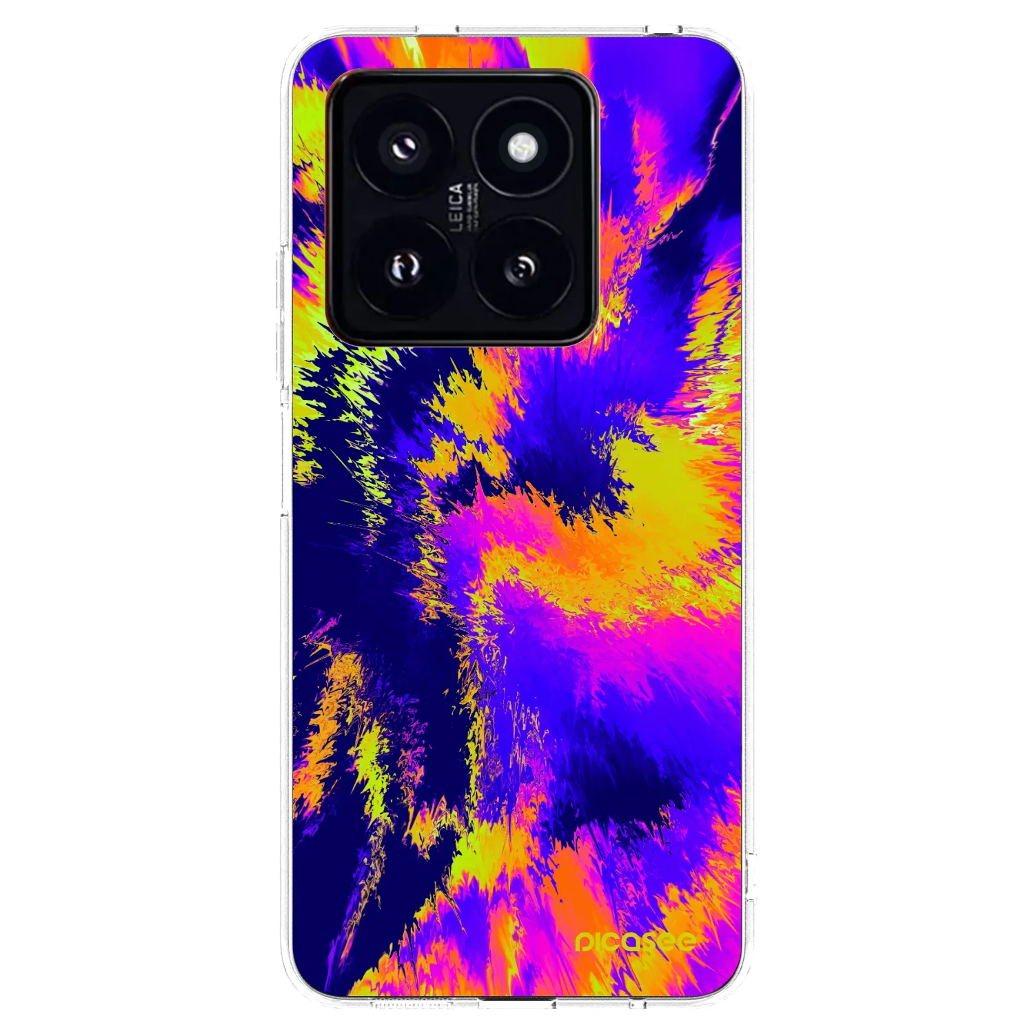 Picasee silikonowe przeźroczyste etui na Xiaomi 14 Pro - Burn