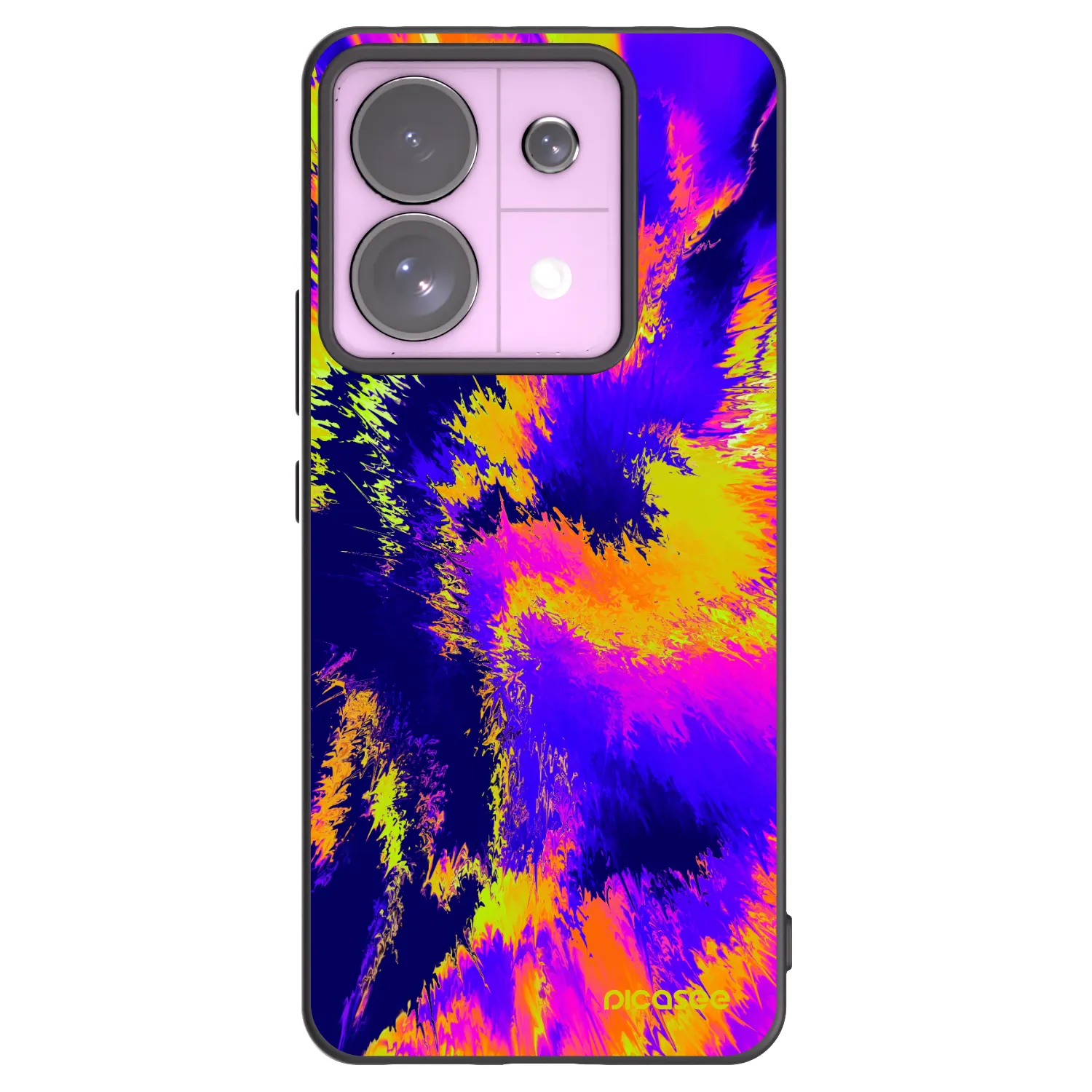 Picasee silikonowe czarne etui na Xiaomi Redmi Note 13 Pro 5G - Burn