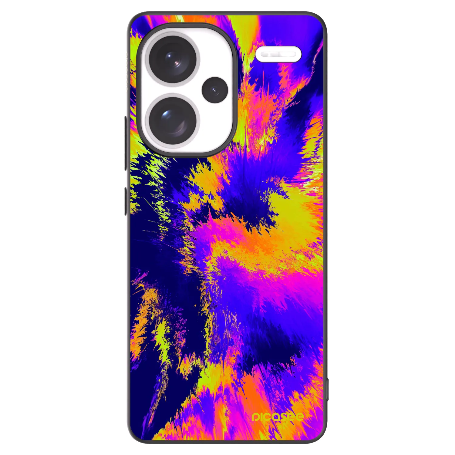 Picasee silikonowe czarne etui na Xiaomi Redmi Note 13 Pro+ 5G - Burn