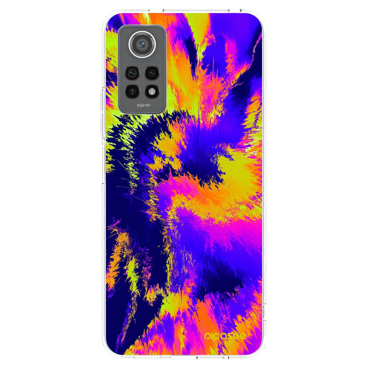 Picasee silikonowe przeźroczyste etui na Xiaomi Redmi Note 12 Pro 4G - Burn