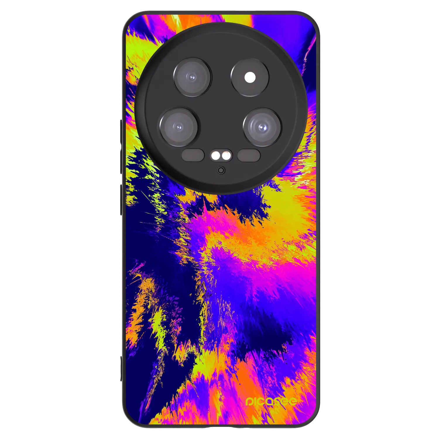 Picasee silikonowe czarne etui na Xiaomi 14 Ultra - Burn