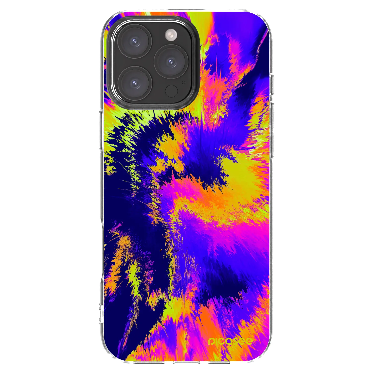 Picasee silikonowe przeźroczyste etui na Apple iPhone 16 Pro Max - Burn